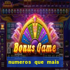 numeros que mais saem no minas cap